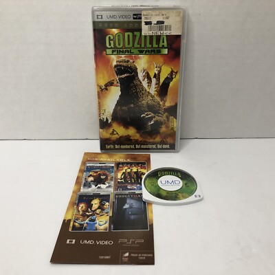 Sony PlayStation Portable PSP UMD Video Godzilla: Final Wars 50th Anniversary-image