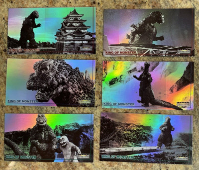 Godzilla WIDE COLLECTION King of MONSTER TOHO Movie AMADA 1996 Japan complete!-image
