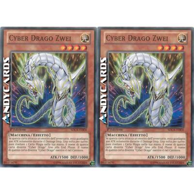 2x CYBER DRAGON TWO • (Cyber Dragon Two) • Commune • SDCR IT004 • 1Ed • Yugioh!-image