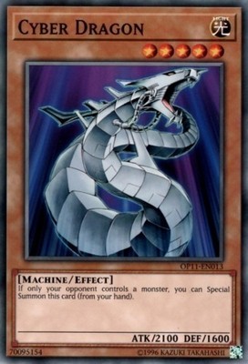 Yugioh! Cyber Dragon - OP11-EN013 - Common - Unlimited Edition Near Mint, Englis-image