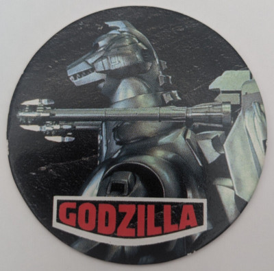 Super Mechagodzilla 31 Godzilla New Cap Collection Menko Amada Card 1995 Japan-image