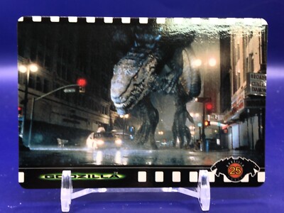 Godzilla Movie Film 1998 25 Card Bandai Japanese-image