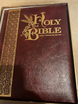 Nelson Master Reference Ed. King James Version Burgubdy Leather BIBLE-image