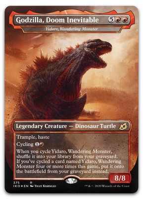 Godzilla, Doom Inevitable - Yidaro, Wandering Monster #375 NM Ikoria Magic MTG-image