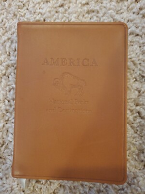 America National Parks Destinations Leather Atlas Book 2002-image