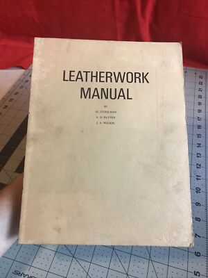 Vintage 1969 Leatherwork Manual Book Tandy Leather Company-image