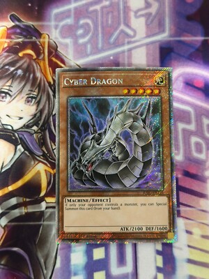 Yugioh Cyber Dragon (Alt Art) Platinum Secret Rare RA03-image