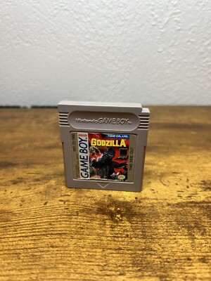 Nintendo Game Boy Godzilla 1990 Original Cartridge Only-image