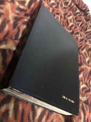 Holy Bible KJV Giant Print Concordance RED LETTER Ed Bonded Leather Very Good +-image