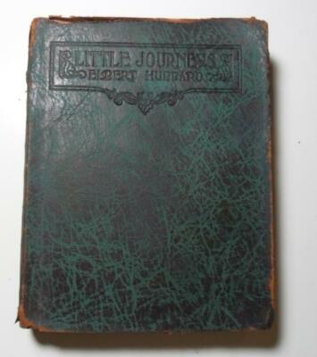 LITTLE JOURNEYS TO HOMES OF GREAT LOVERS  ELBERT HUBBARD 1913 BOOK TWO LEATHER-image