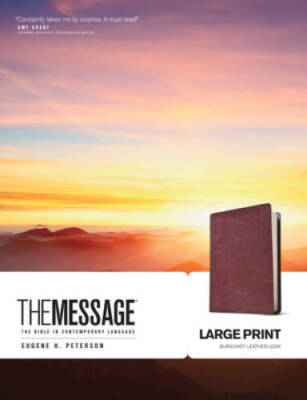 The Message Bible - Imitation Leather By Peterson, Eugene H. - GOOD-image