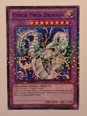 Yugioh Cyber Twin Dragon DT03-EN085 Duel Terminal Normal Parallel Rare Mint-image