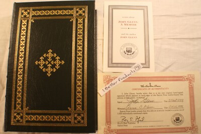 Easton Press signed John Glenn 