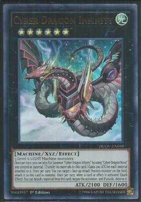1x Yu-Gi-Oh! Cyber Dragon Infinity - DUOV-EN059 - Ultra Rare - 1st Edition - NM-image