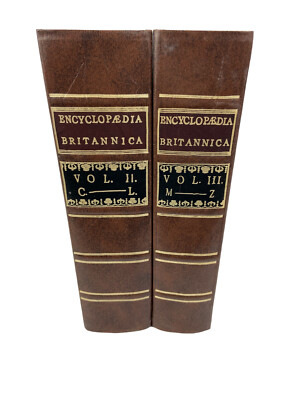 Encyclopedia Britannica Volumes II & III 1771 Facsimile Reproduction 1st Edition-image