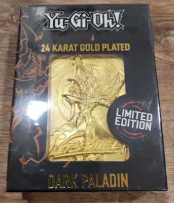 Fanattik - Yugioh - Gold Plated Limited Edition Metal Card - Dark Paladin-image