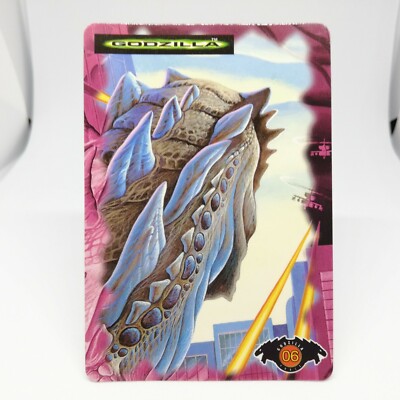 No.06 Godzilla Hollywood movie Card Japan 1998 BANDAI TOHO MADE in JAPAN TCG-image