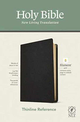 NLT Thinline Reference Bible, Filament Enabled (Genuine - Leather Bound - Good-image