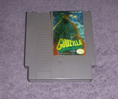 Godzilla Monster of Monsters (Nintendo Entertainment System, 1989 NES)-Cart Only-image