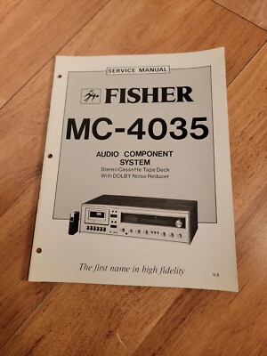Fisher MC 4035 Stereo System Service Manual-image