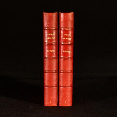 1934 2vols Byron André Maurois First Edition Seventh Printing-image