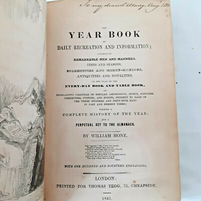 Hone's Yearbook, 1841, William Hone-image