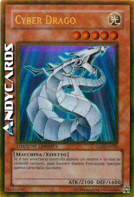 CYBER DRAGON • (Cyber Dragon) • Gold GLD1 IT022 • Very Good • Yugioh! • ANDYCARDS-image