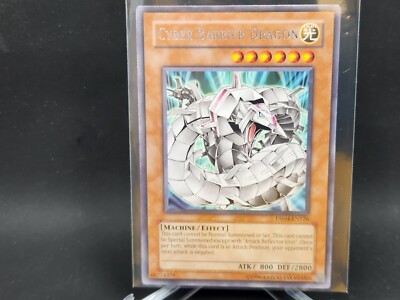 YuGiOh Cyber Barrier Dragon DR04-EN126 Dark Revelation Rare LP-image