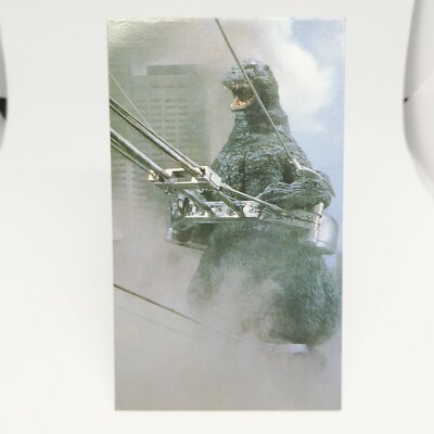 No.100 GOZILLA Card 100 Vol.1 Godzilla VS Mechagodzilla TOHO MOVIE FUTAMI JAPAN-image