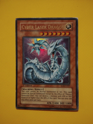 YUGIOH CYBER LASER DRAGON SOI-EN007 1ST ULTRA (LP) -image