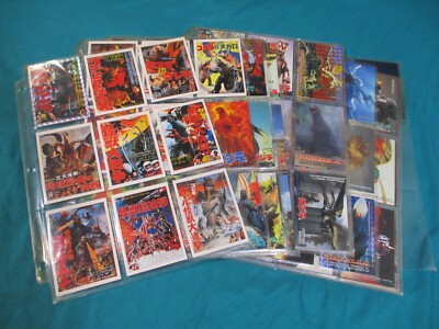 Godzilla Trading Collection Complete set + 3 hologram inserts JPP/Amada 1995-image