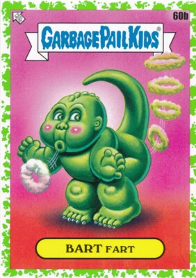 60b BART FART 2023 GPK Intergoolactic Mayhem BOOGER GREEN GODZILLA-image