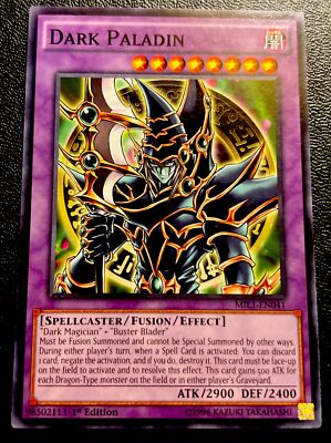 Dark Paladin MIL1-EN041 NM 1st Edition Non Holo YuGiOh Card!-image