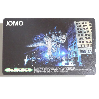 Japanese Telephone Card - Godzilla 1998 - JOMO, TOHO-image