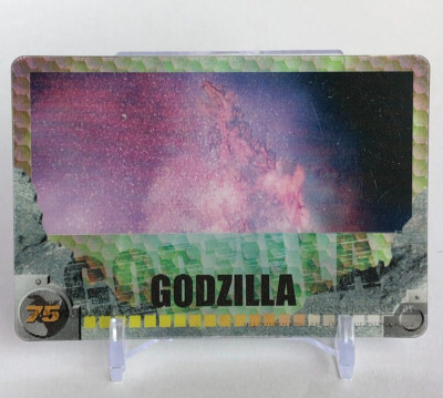 GODZILLA 3D Card No.75 MORINAGA Wafer TOHO 2004 very rare Japanese-image