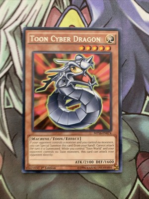 MP16-EN074 Toon Cyber Dragon Rare 1st Edition NM Yugioh Card-image