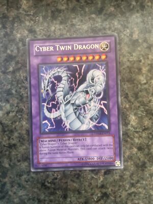 Cyber Twin Dragon DP04-EN011 Yu-Gi-Oh! Card NM Unlimited y12-image