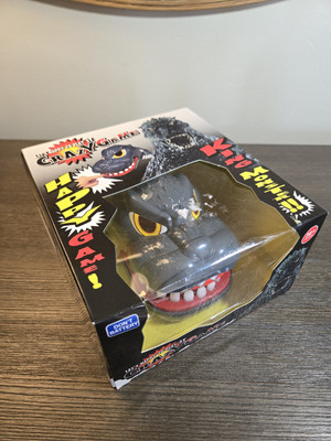 Godzilla Bite Battery Free Toy Figure Game　JAPAN Godzilla Collectible Game NIB-image