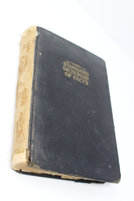 The Standard Dictionary of Facts 1925 Frontier Press Co. See photos and Read-image
