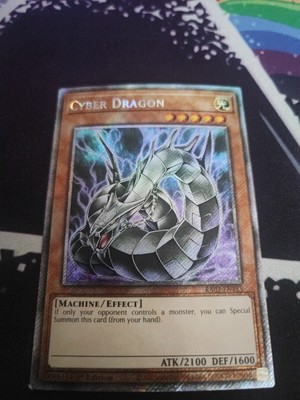 YuGiOh! - Cyber Dragon RA03-EN155 Platinum Secret Rare 1st Edition Near Mint-image