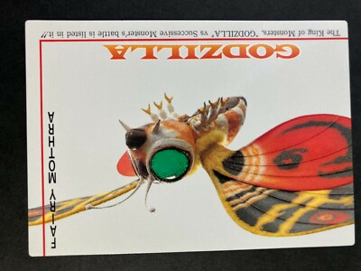 MOTHRA 87 Godzilla TRADING  CARD amada very rare japanese  F/S-image