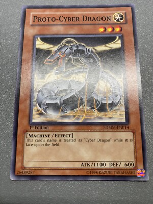 Yu-Gi-Oh! Proto-Cyber Dragon Common 1st Edition SDMM-EN014 HP-image