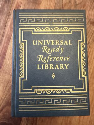 Universal Ready Reference Library For Home School Business 1947 Leather Bound-image