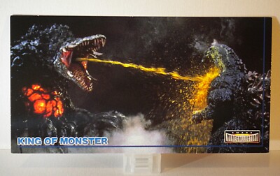 AMADA 1996 GODZILLA KING OF THE MONSTER WIDE C C 62 GODZILLA 1989 W BIOLLANTE 89-image