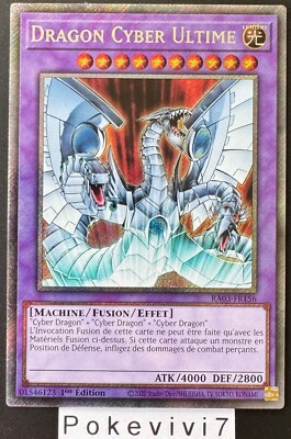 YU-GI-OH! Card DRAGON CYBER ULTIMATE RA03-FR156 PSR NEW-image
