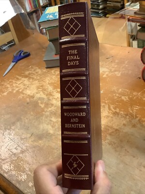 Easton Press Leather Bound The Final Days Woodward And Bernstein Watergate Nixon-image