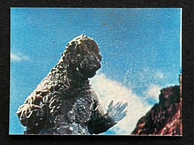 Godzilla Mini Card Japanese TOHO TOEI Menko 2.6x1.9 Rare F/S-image