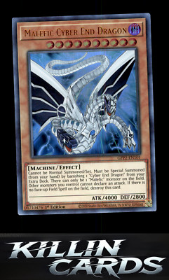 1st Edition Malefic Cyber End Dragon GFP2-EN101 Ultra Rare Ghosts From the Past:-image