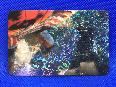 Godzilla vs Mothra  Monster HOLO Prisim Meiji card Toho  GODZILLA 1993 Japanese-image