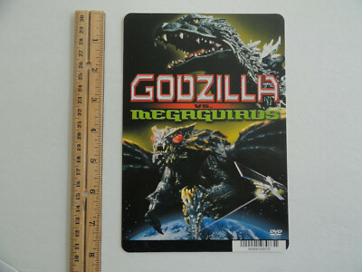 GODZILLA VS. MEGAGUIRUS - BLOCKBUSTER VIDEO BACKER CARD 5